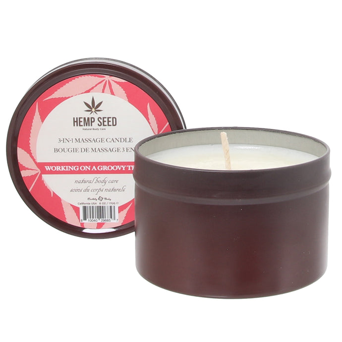 3-in-1 Massage Candle 6oz/170g in Working On A Groove Thing