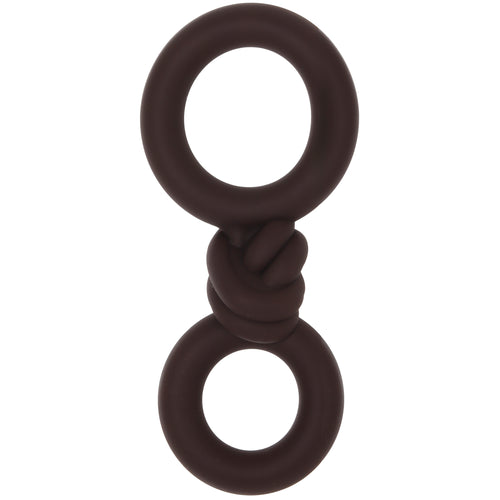 Cooper Liquid Silicone Dual Super Stretch C-Ring in Dark