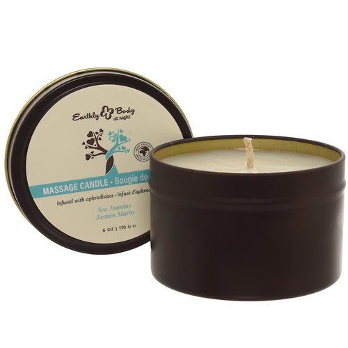At Night Massage Candle 6oz/170g in Sea Jasmine