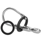 Ouch! 10mm Steel Urethral Sounding Plug with Silicone Ring