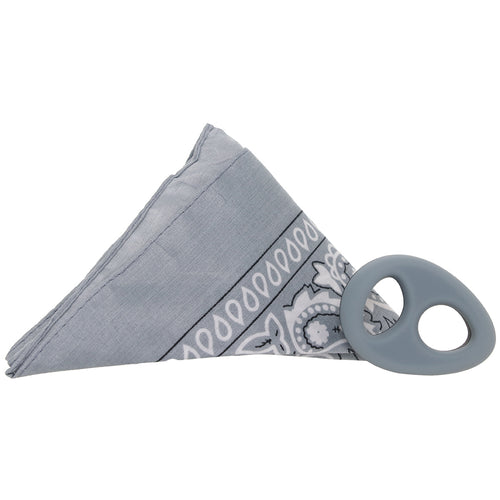 Rock Solid The Code C-Ring and Bandana Set in Grey