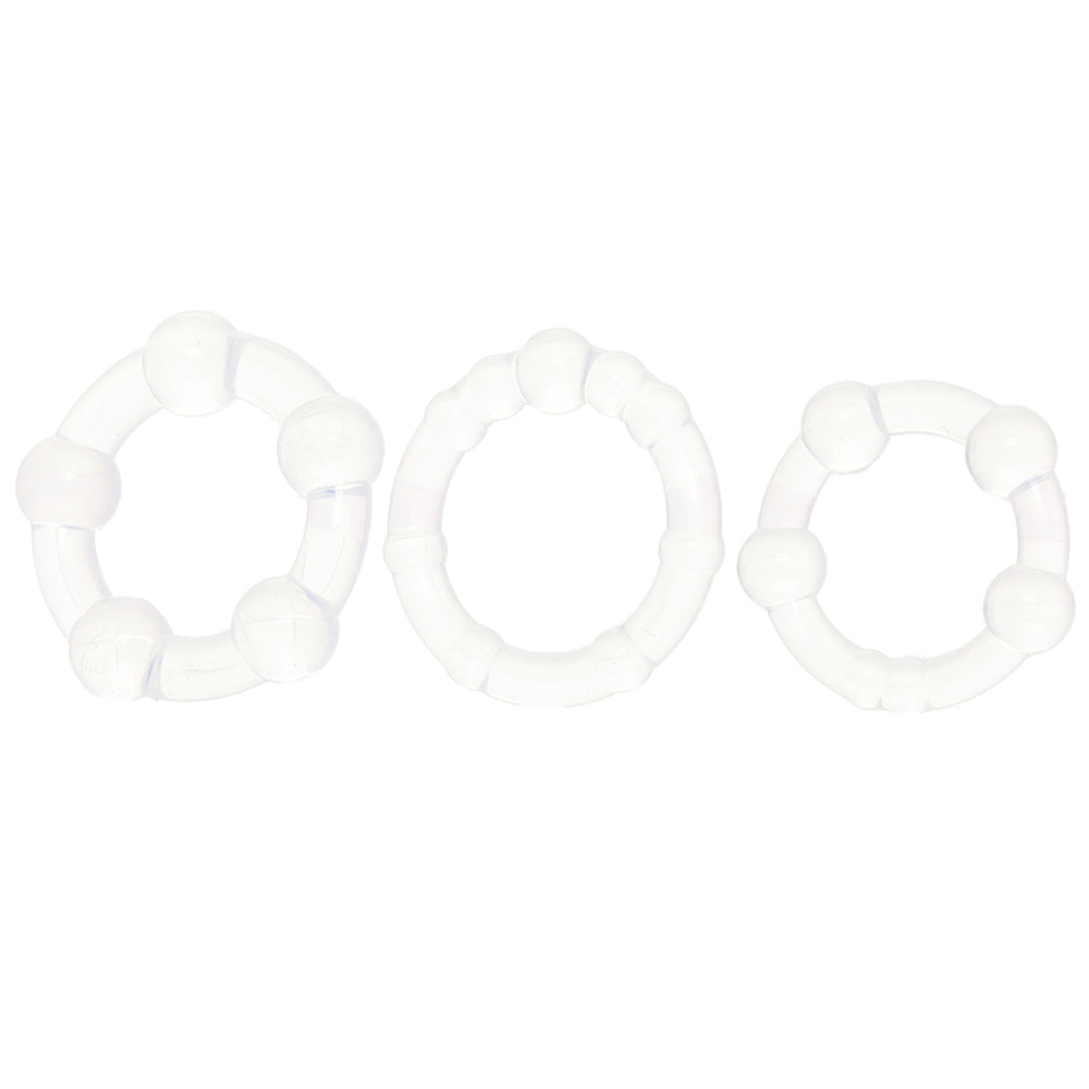 Alpha Liquid Silicone Beaded Rings