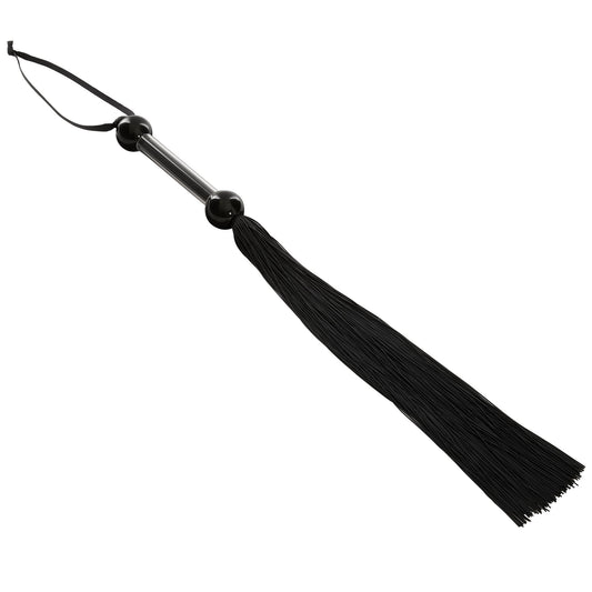 Large 22" Rubber Whip in Black
