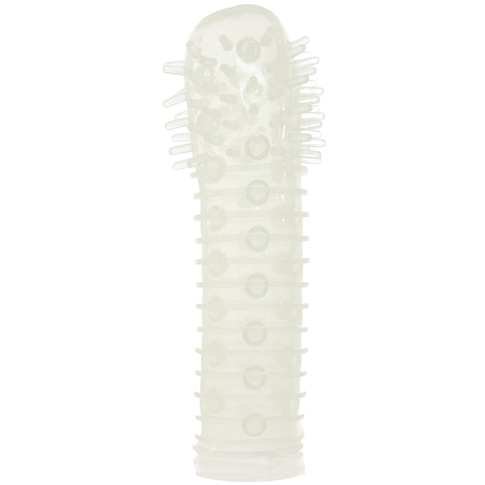 Textured Reversable Pleasure Sleeve in Glow-In-The-Dark