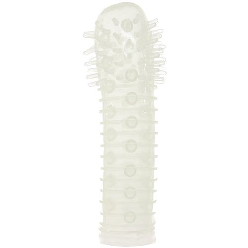 Textured Reversable Pleasure Sleeve in Glow-In-The-Dark