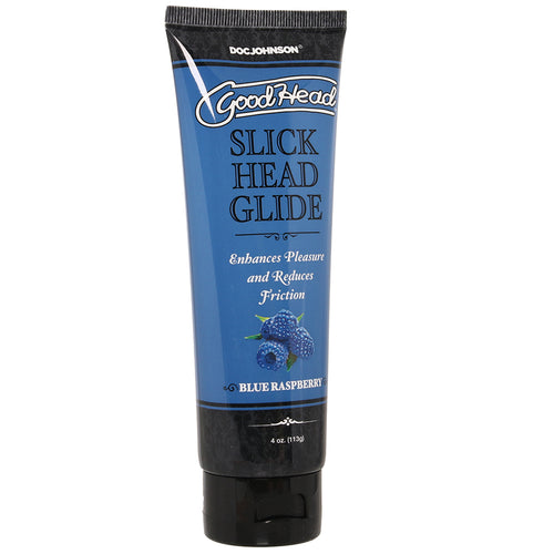 GoodHead Slick Head Glide 4oz/113g in Blue Raspberry