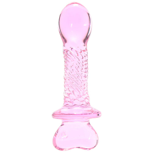 Icicles No. 82 Glass Dildo in Pink