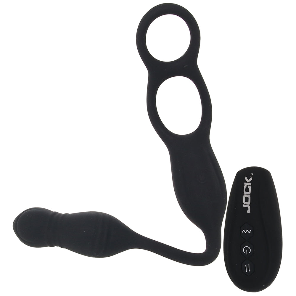 Jock Hyper Thrusting Anal Plug with Cock Ring