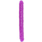 RealRock Glow In The Dark 15 Inch Double Dildo in Purple