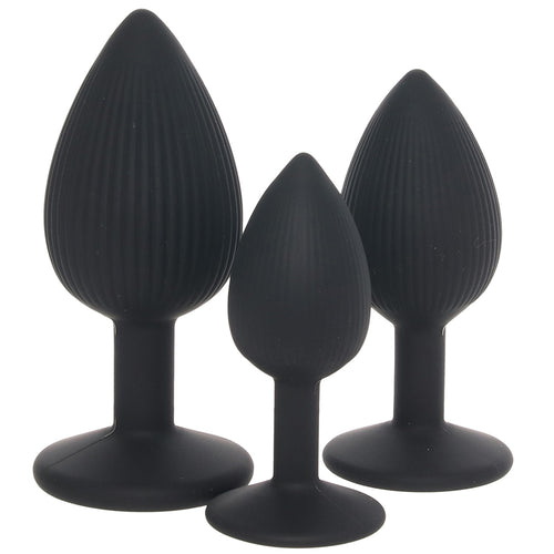 Renegade Triple Ace Silicone Butt Plug Kit