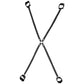 Velvet Noir Adjustable Hog Tie & Cuff Set