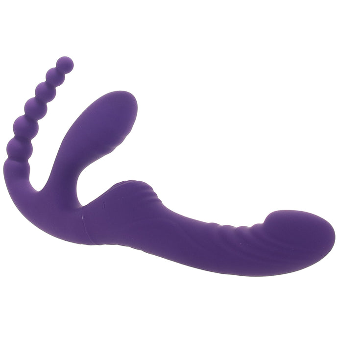 Playboy Hug It Out Strapless Strap-on Vibe