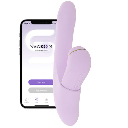 DuoGlow Thrusting Beaded Vibe with Pulsing Stimulator