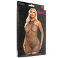 Fishnet Halter Mini Dress