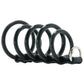 Blue Line 5 Ring Rubber Gates of Hell Cock Cage with Lead