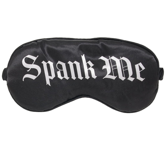 Ouch! Printed Satin Spank Me Blindfold