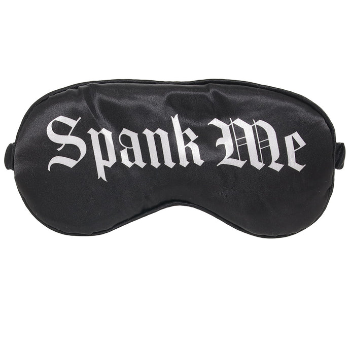 Ouch! Printed Satin Spank Me Blindfold