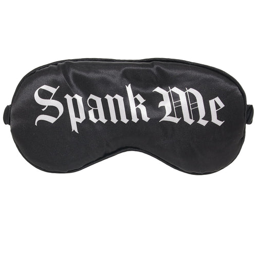 Ouch! Printed Satin Spank Me Blindfold