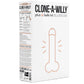 Clone-A-Willy & Balls Vibe Kit in Light Skin Tone