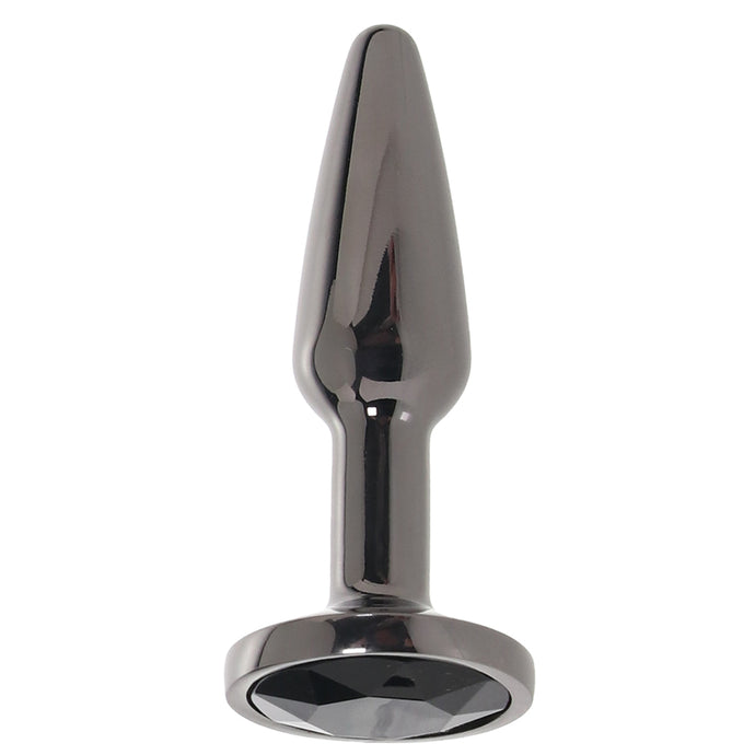 Rear Assets Small Tapered Butt Plug in Gunmetal