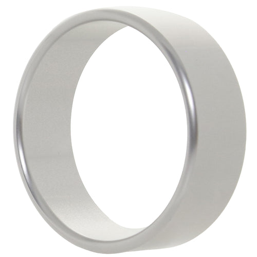 Rock Solid The Brushed Alloy Cock Ring in X-Large