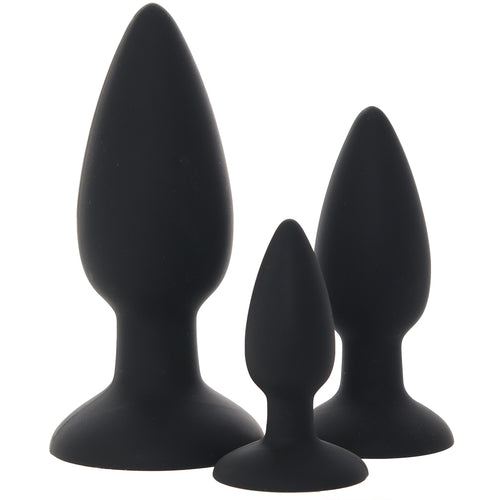 Renegade Triple Strike Silicone Butt Plug Kit