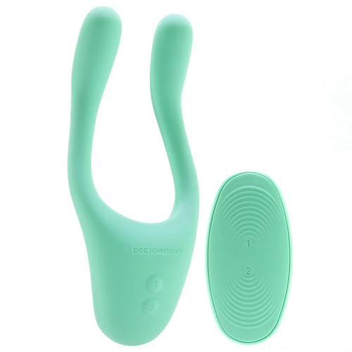 Tryst V2. Multi-Erogenous Silicone Vibe in Mint