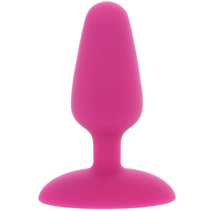 Bang! Vibrating Silicone Butt Plug in Pink
