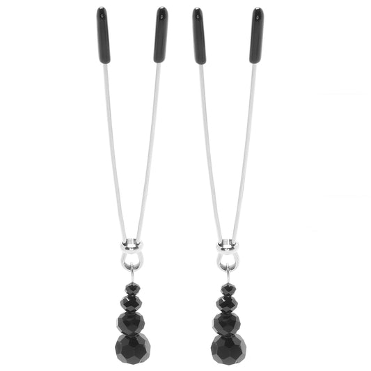Adjustable Beaded Tweezer Nipple Clips