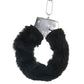 Furry Hand Cuffs in Black