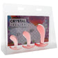 Crystal Jellies Curved Anal Trainer Set in Pink