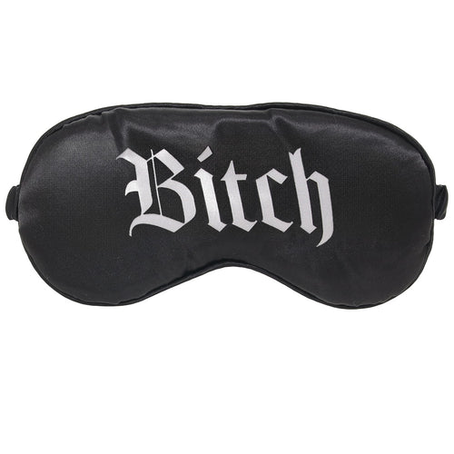 Ouch! Printed Satin Bitch Blindfold