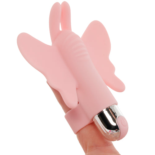Pink Pussycat Butterfly Sleeve Finger Vibe