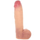 LoveBotz 12 Inch Cock Lock Dildo with Balls in Light