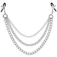 Signature exCHAINgeable Nipple Clamps in Black