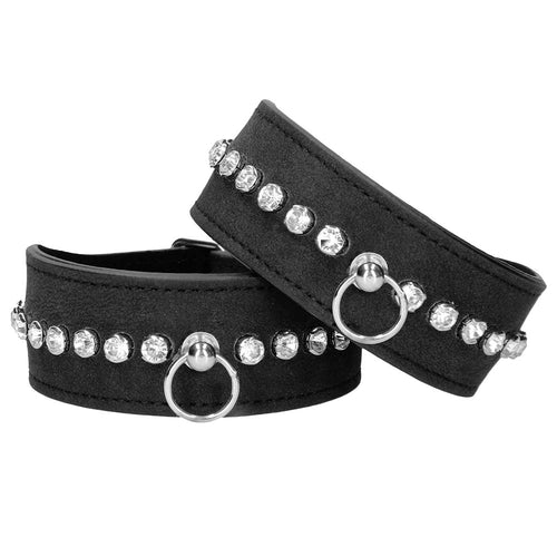 Ouch! Diamond Studded Ankle Cuffs