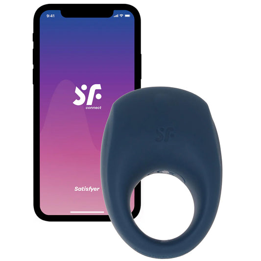 Satisfyer Strong One Ring Vibe in Blue