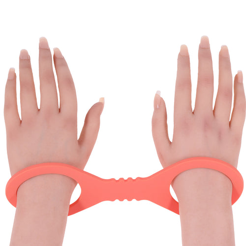 S&M Peaches 'n CreaMe Silicone Cuffs in Large