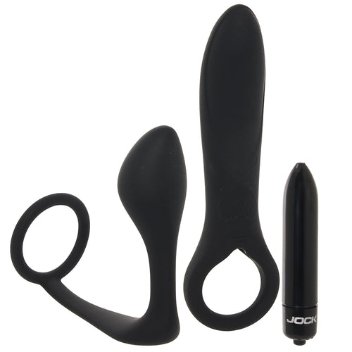 Jock Silicone Vibrating P-Spotter Set