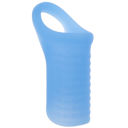 Basic Essentials Stimulation Enhancer Sleeve in Blue