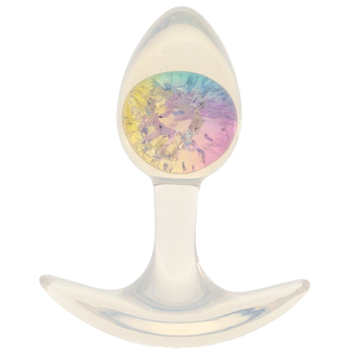 Glams Cosmic Rainbow Butt Plug in Small