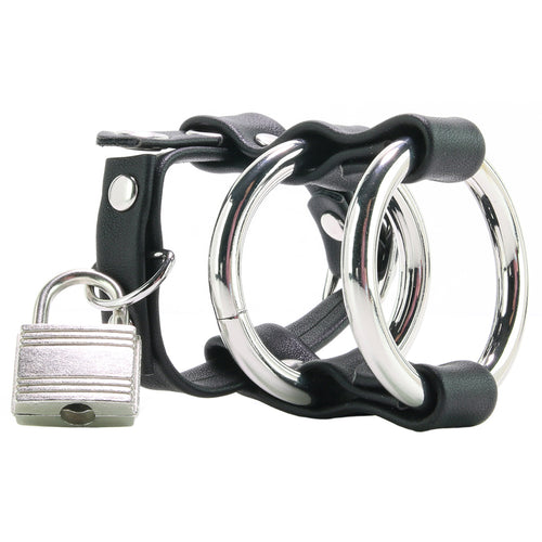 Double Metal C-Ring with Locking Ball Strap