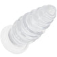 Crystal Jellies 7 Inch Anal Twist Butt Plug in Clear