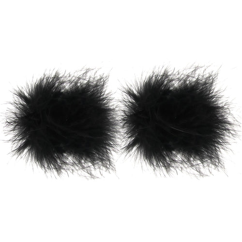 Nipple Couture Black Marabou Covers