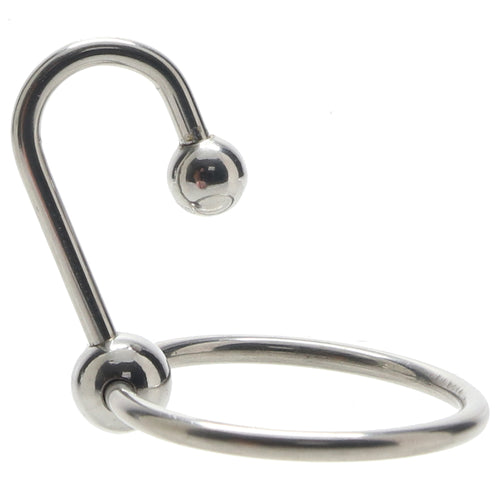 Blueline Steel Sperm Ball Tipped Stopper with Ring