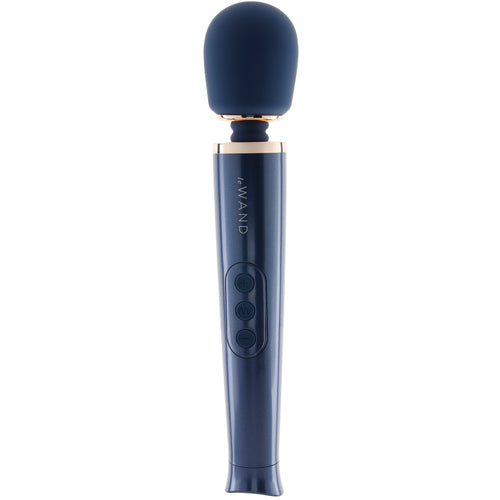 Le Wand Petite Vibrating Wand Massager in Navy