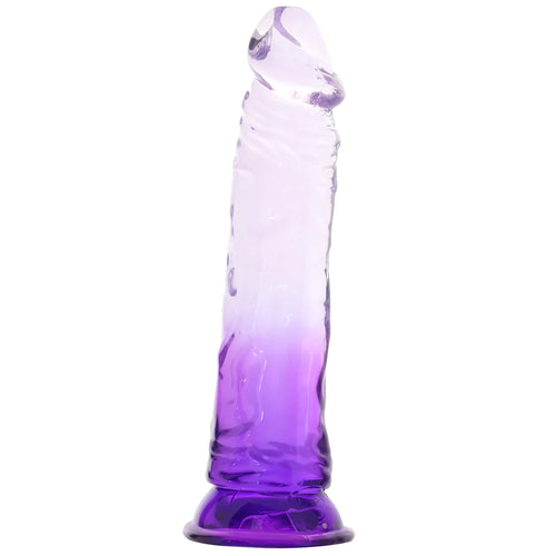 King Cock 8 Inch Dildo in Purple