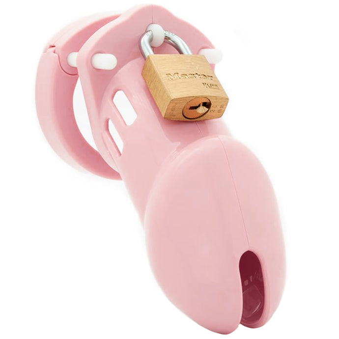 CB-6000 Pink Male Chastity Device in 3.25 Inch