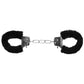 Furry Hand Cuffs in Black
