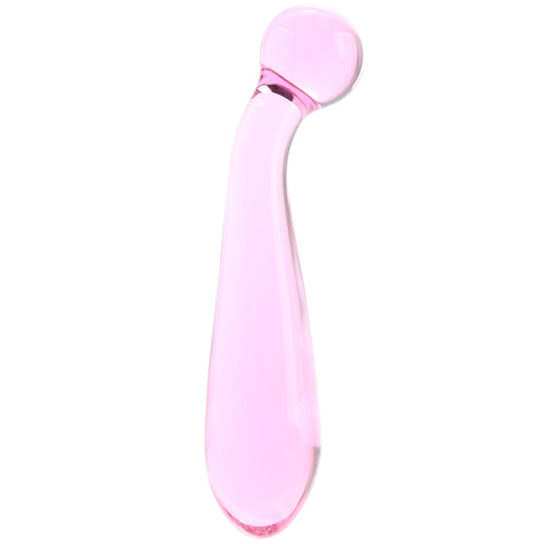 Crystal Premium Glass G-Spot Wand in Pink